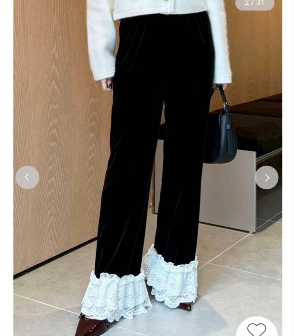 リリーブラウン バリエーションフリルパンツ