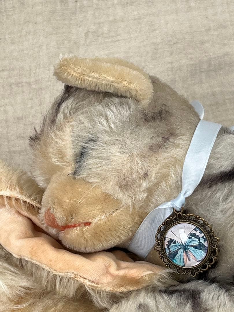 アンティーク/ヴィンテージSteiffシュタイフうさぎ猫羊ぬいぐるみテディベア