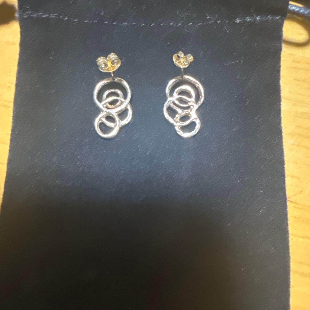 KAORU スパングルS ピンクゴールド　ピアス