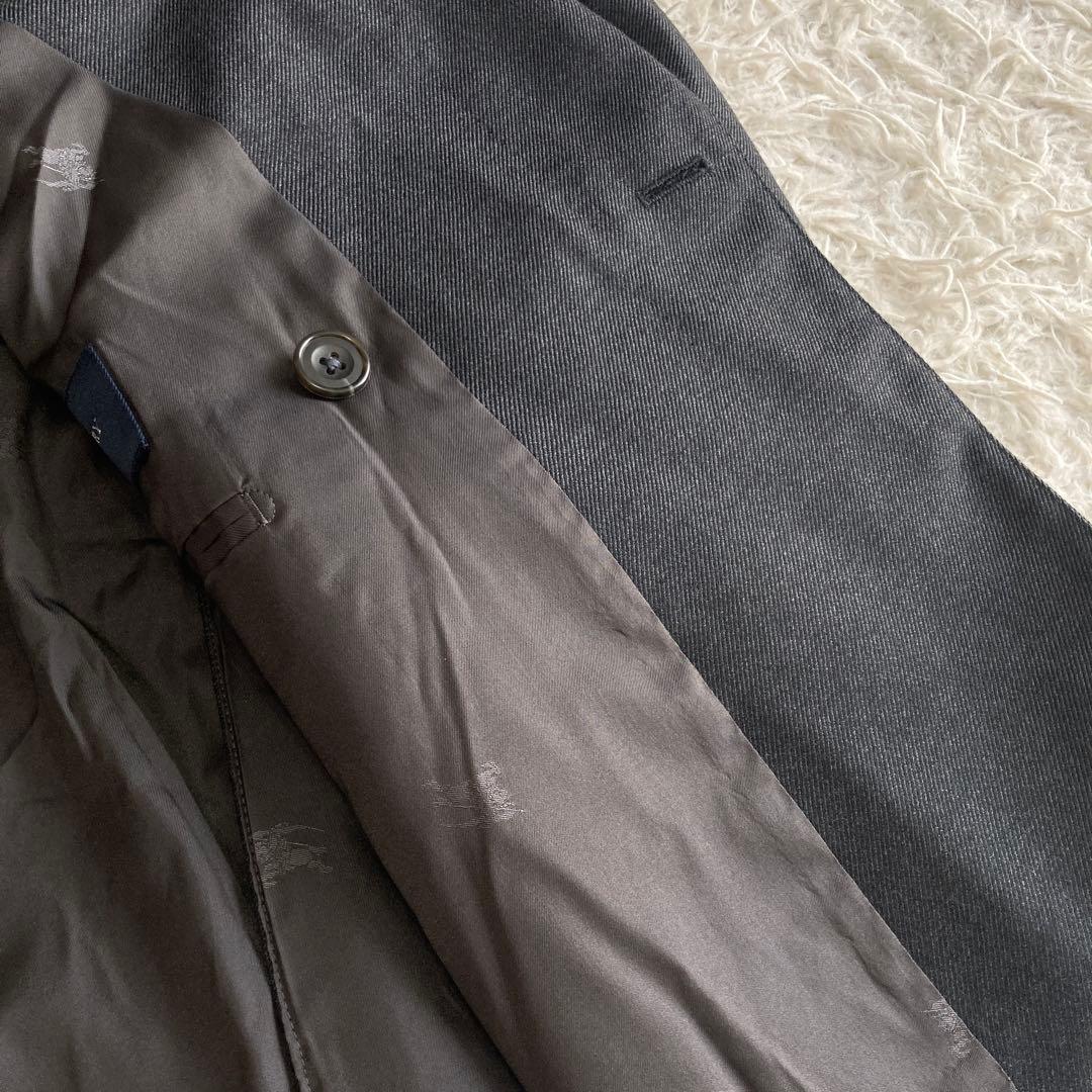 BURBERRY London ダブルボタンジャケット チャコール BB7
