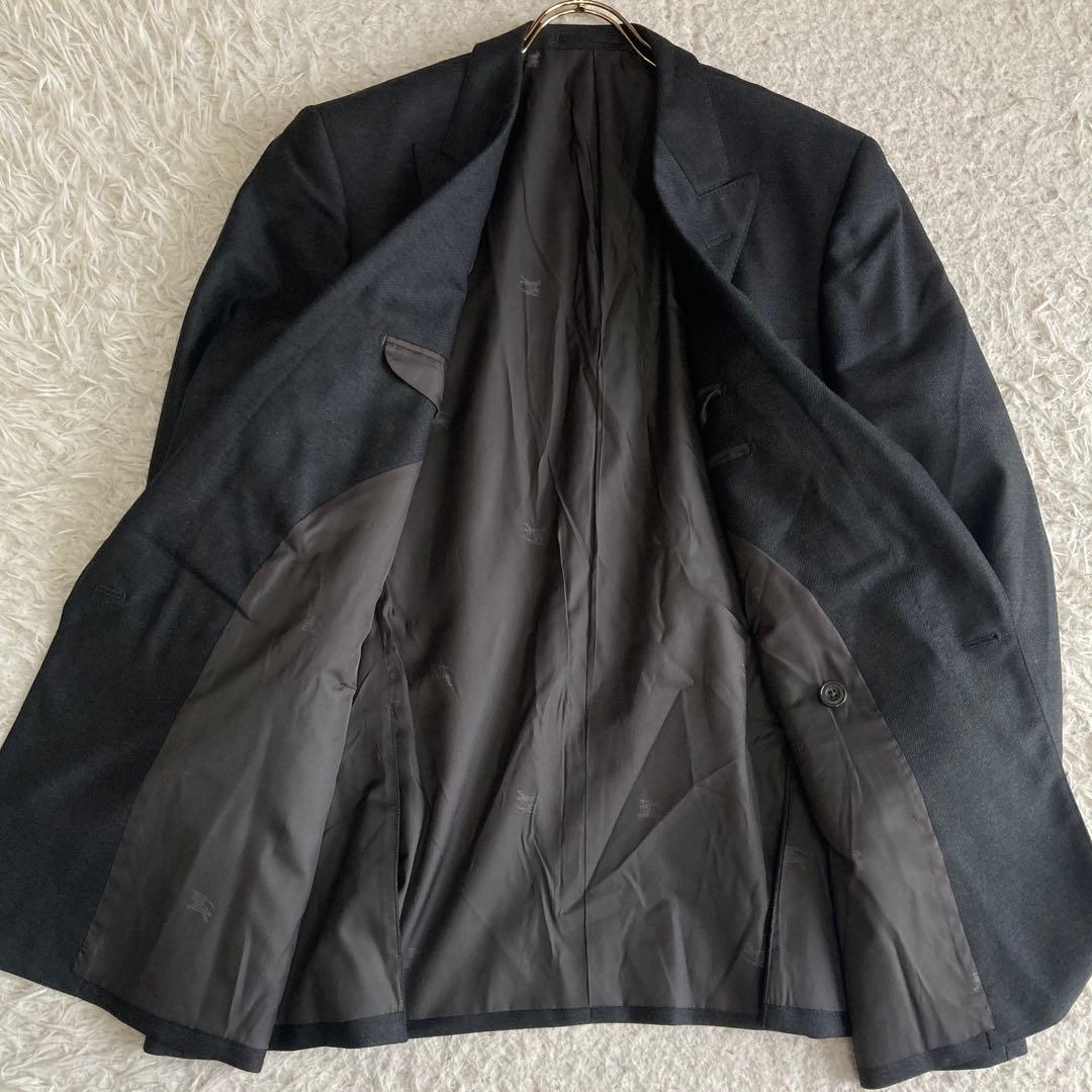 BURBERRY London ダブルボタンジャケット チャコール BB7