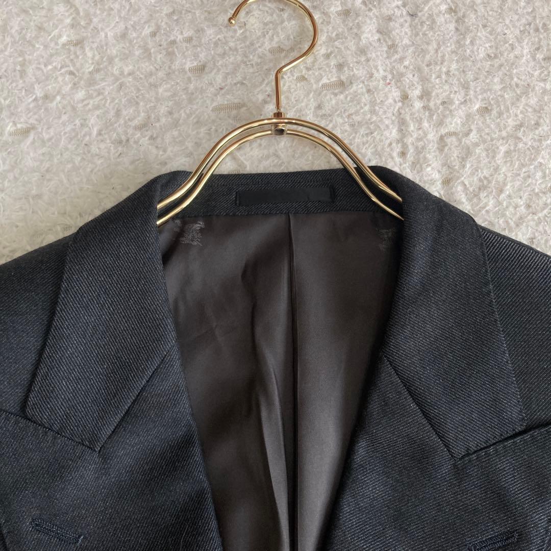 BURBERRY London ダブルボタンジャケット チャコール BB7