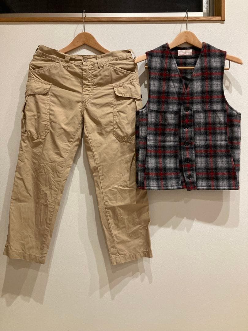 週末限定価格!! フィルソン　イタリー　カーゴパンツ&フィルソン　ベスト　セット