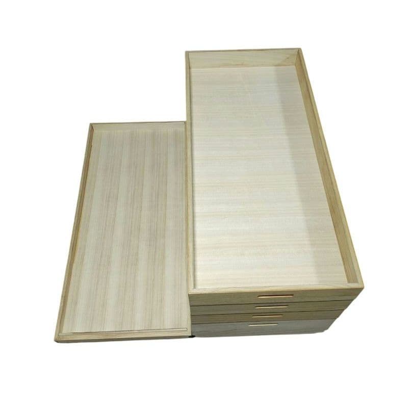 ★美品★ 桐箱 衣装箱 衣装ケース 桐ケース 4段 大.小