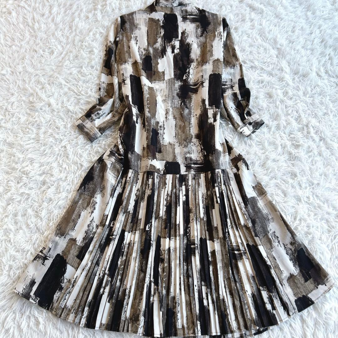 SUM1 STYLE スミスタイル 斜めプリーツワンピース イアパピヨネ