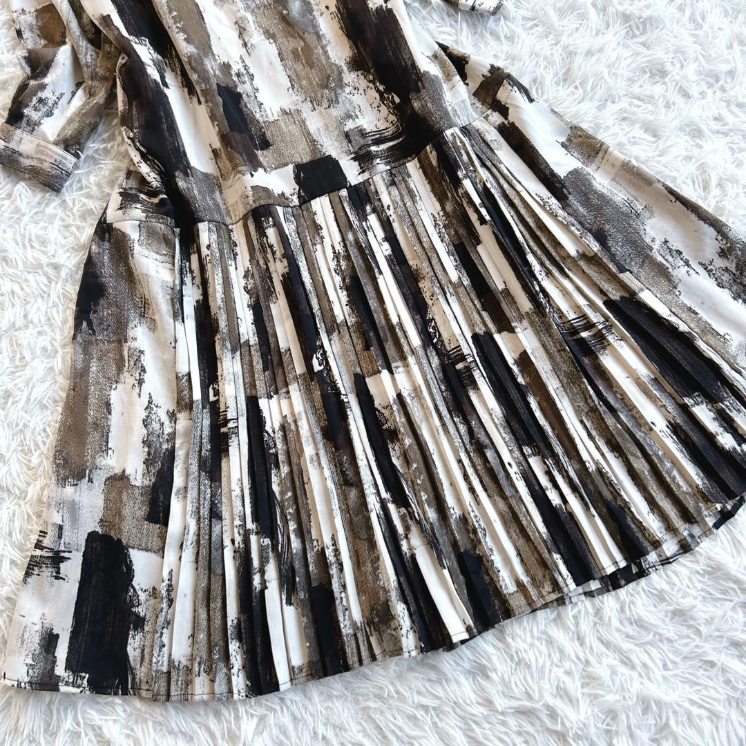 SUM1 STYLE スミスタイル 斜めプリーツワンピース イアパピヨネ