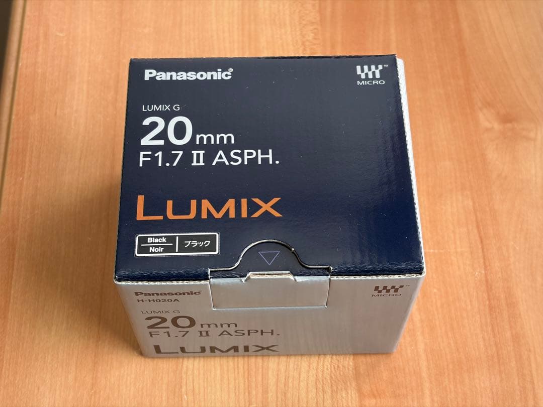 Panasonic LUMIX 20mm F1.7 II マイクロフォーサーズ