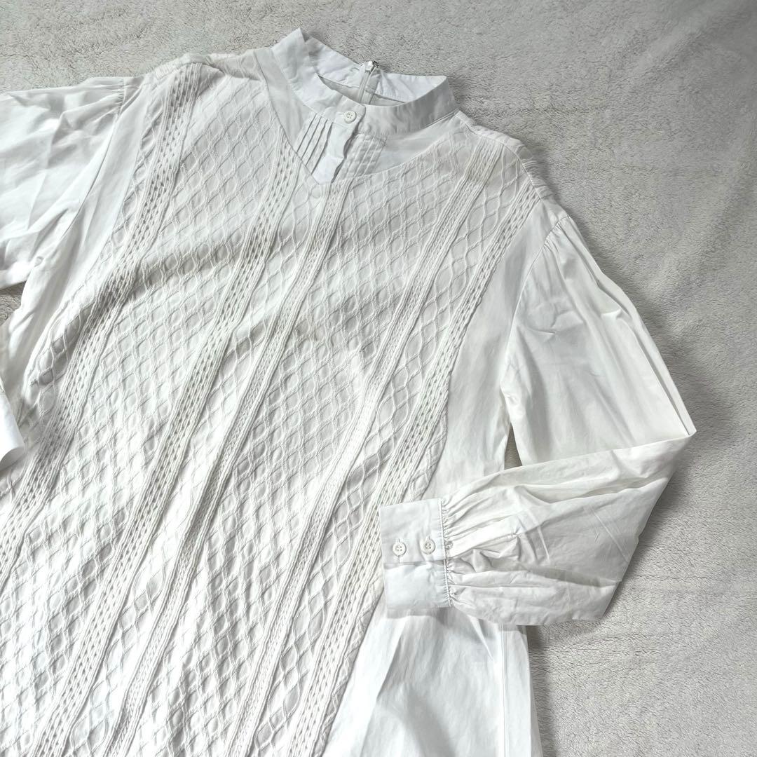 極美品】Ameri VEST DOCKING SHIRT アメリ　トップス　秋