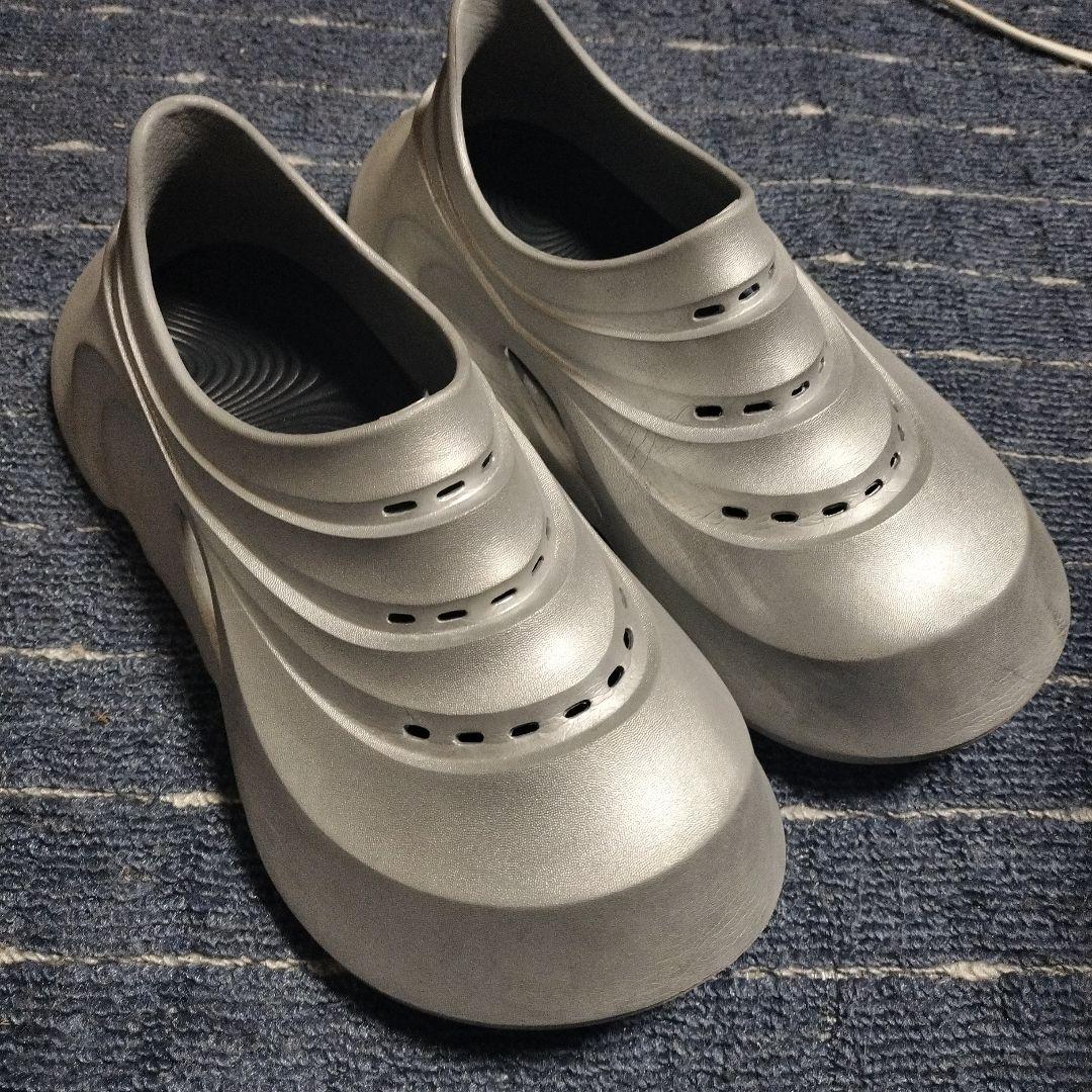 00s opium y2k 変形 厚底 サンダル CyberPunk シルバー