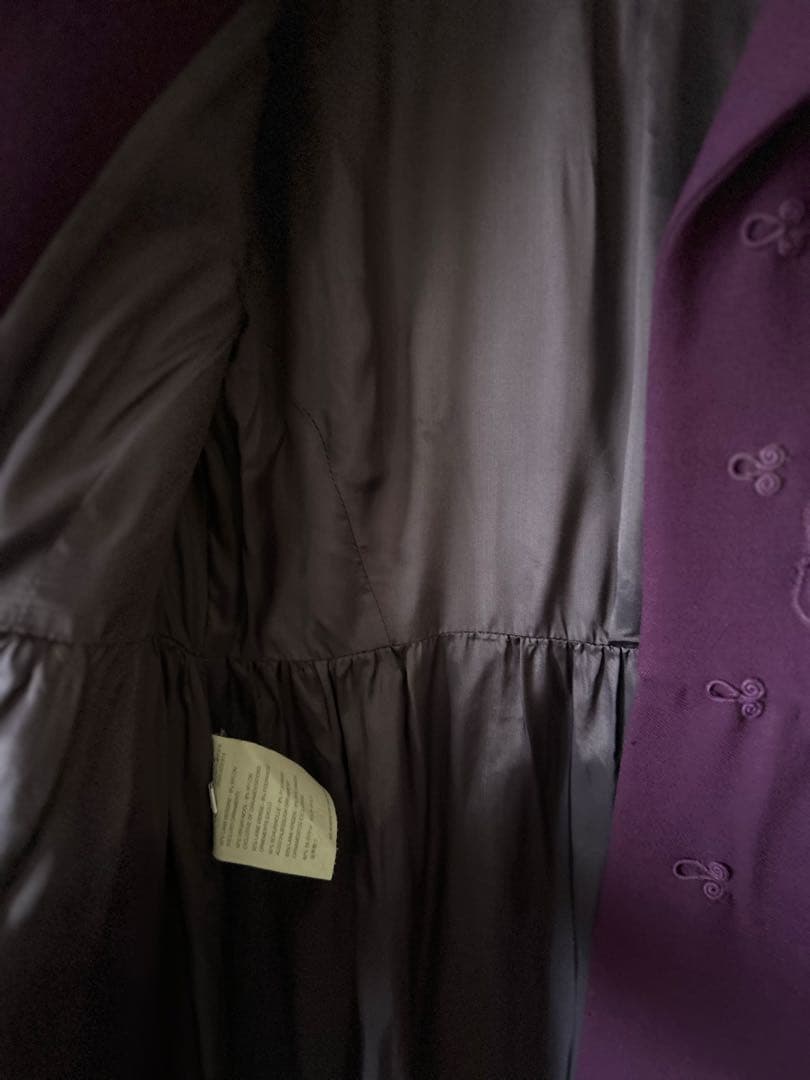 MIUMIU コートパープル