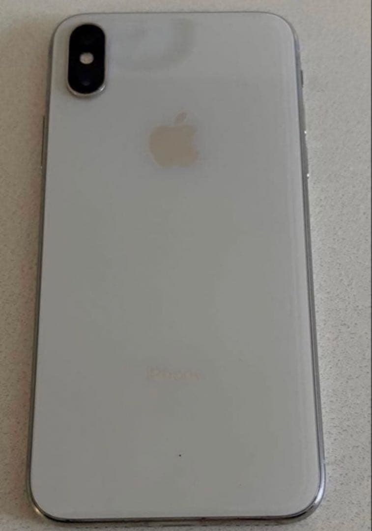 [美品]iPhoneX シルバー　スマートフォン 256GB SiMフリー 完品