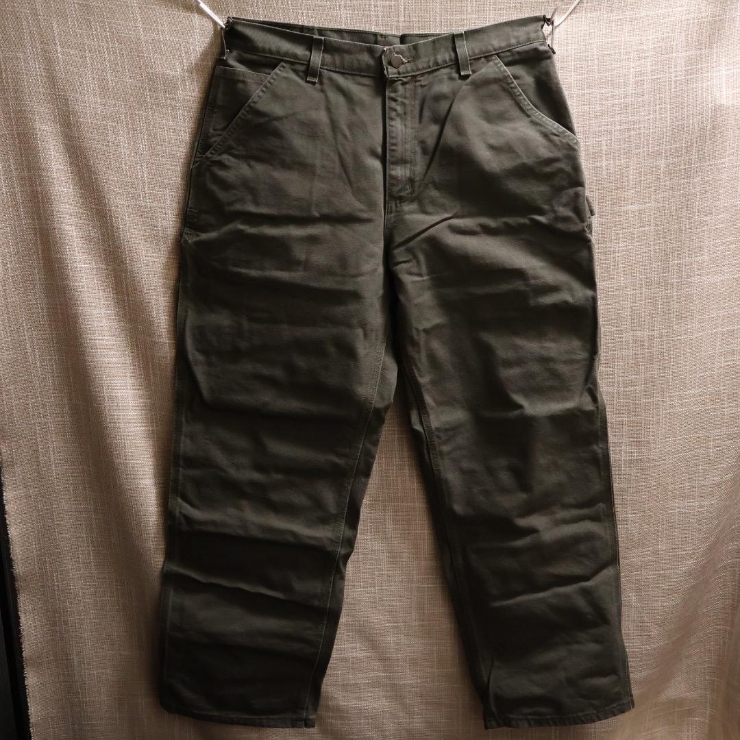 カーハート Carhartt B11 ウォッシュドダック ペインターパンツ モス
