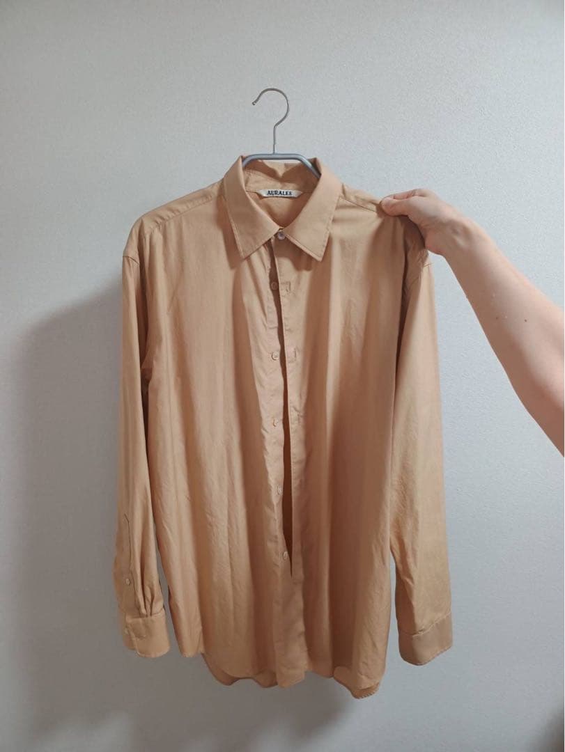 ★お値下げ！AURALEE WASHED FINX TWILL SHIRT
