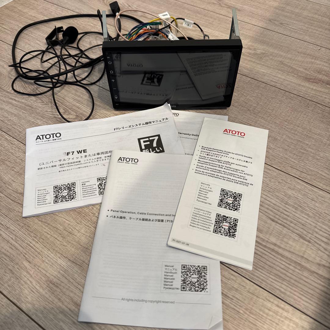 ATOTO F7WE 7インチ　ディスプレイオーディオ