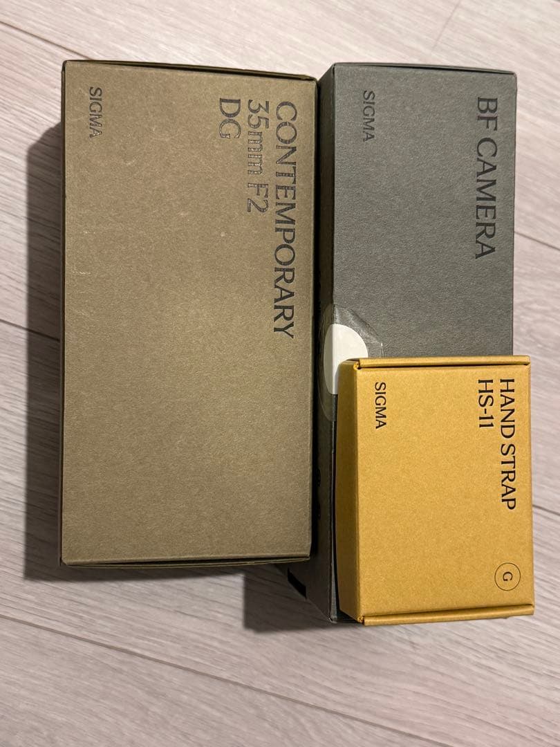 シグマBFシルバー　レンズセット　ハンドストラップ付き