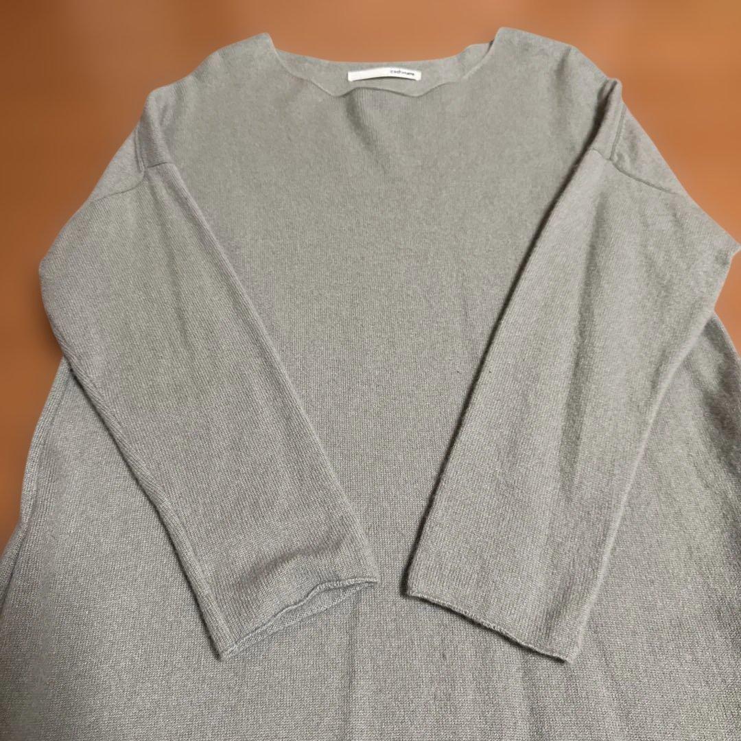 evam eva カシミアのロングワンピース