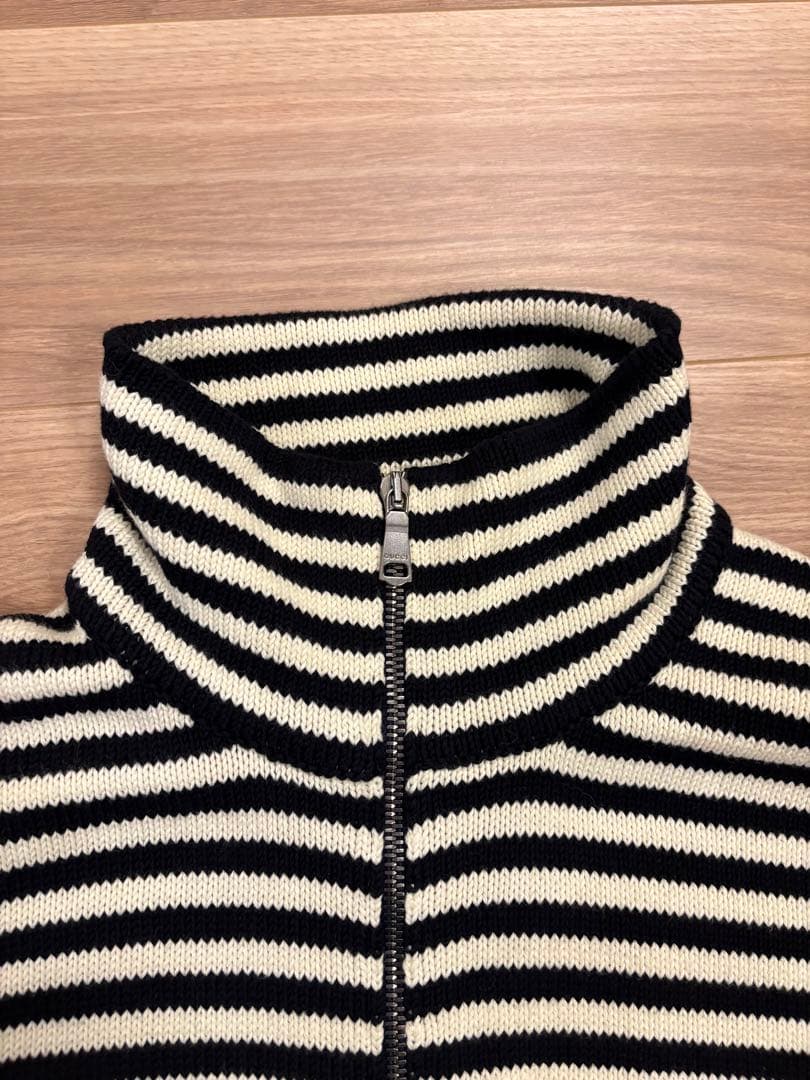 GUCCI GG柄 ニット ブルゾン ジャケット ハイネック