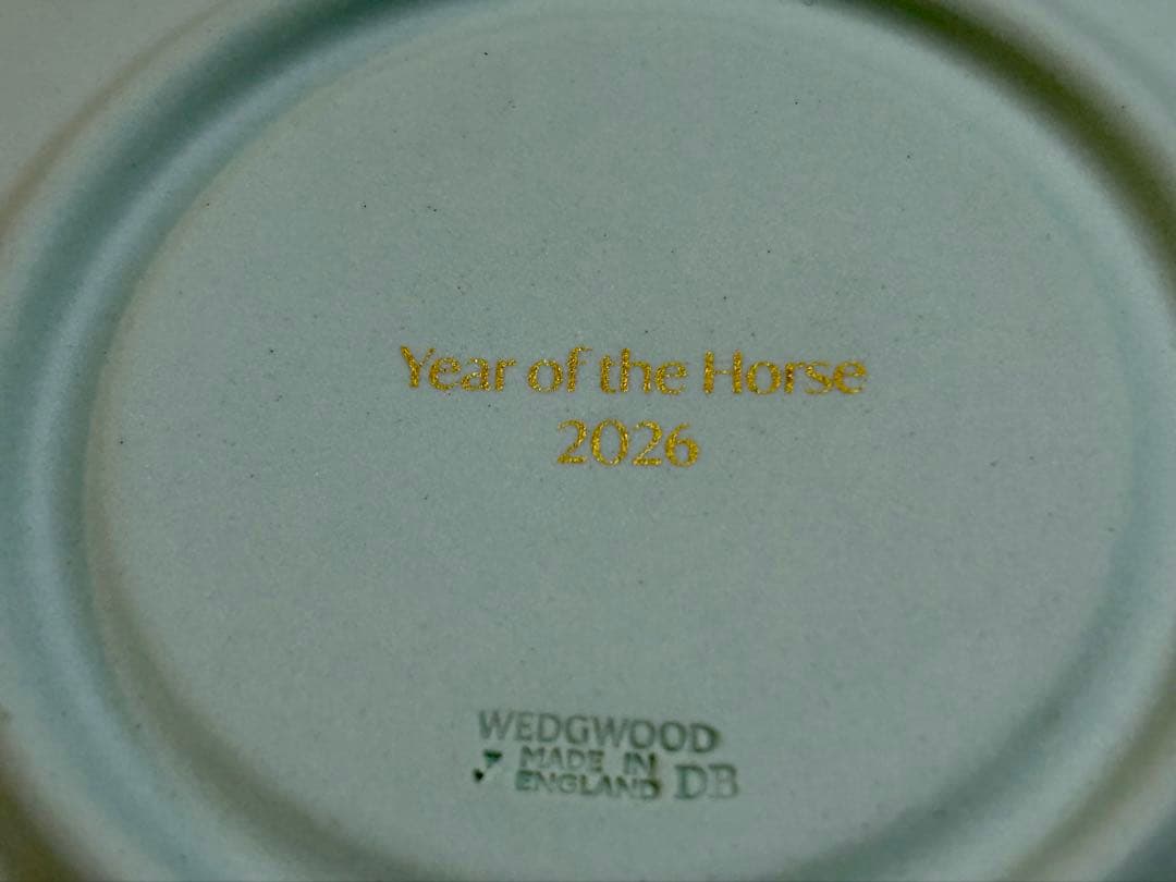 ウェッジウッド　干支トレイ　2026 馬