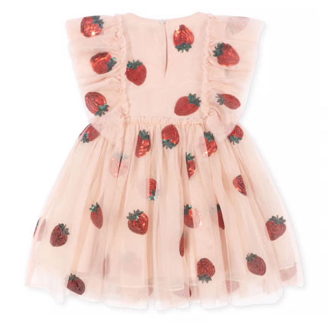 コンゲススロイド　チュールいちごドレス　2Y