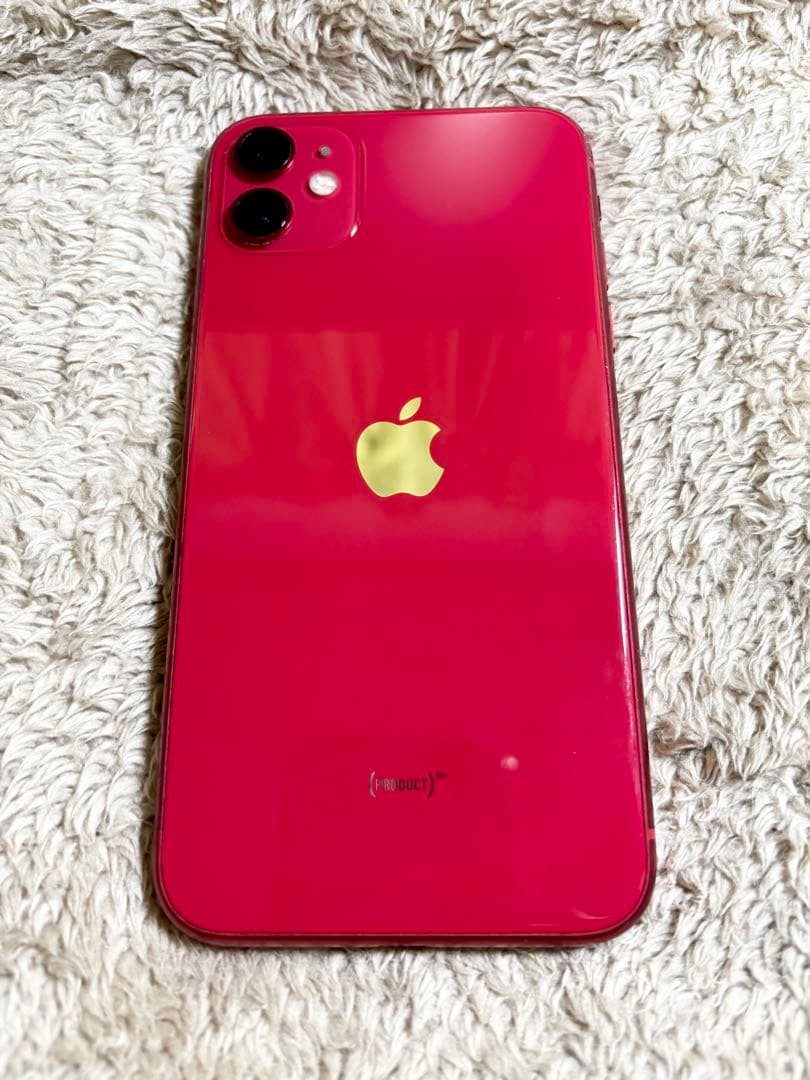 美品❗️iPhone11 レッドカラー　64GB 箱付き発送