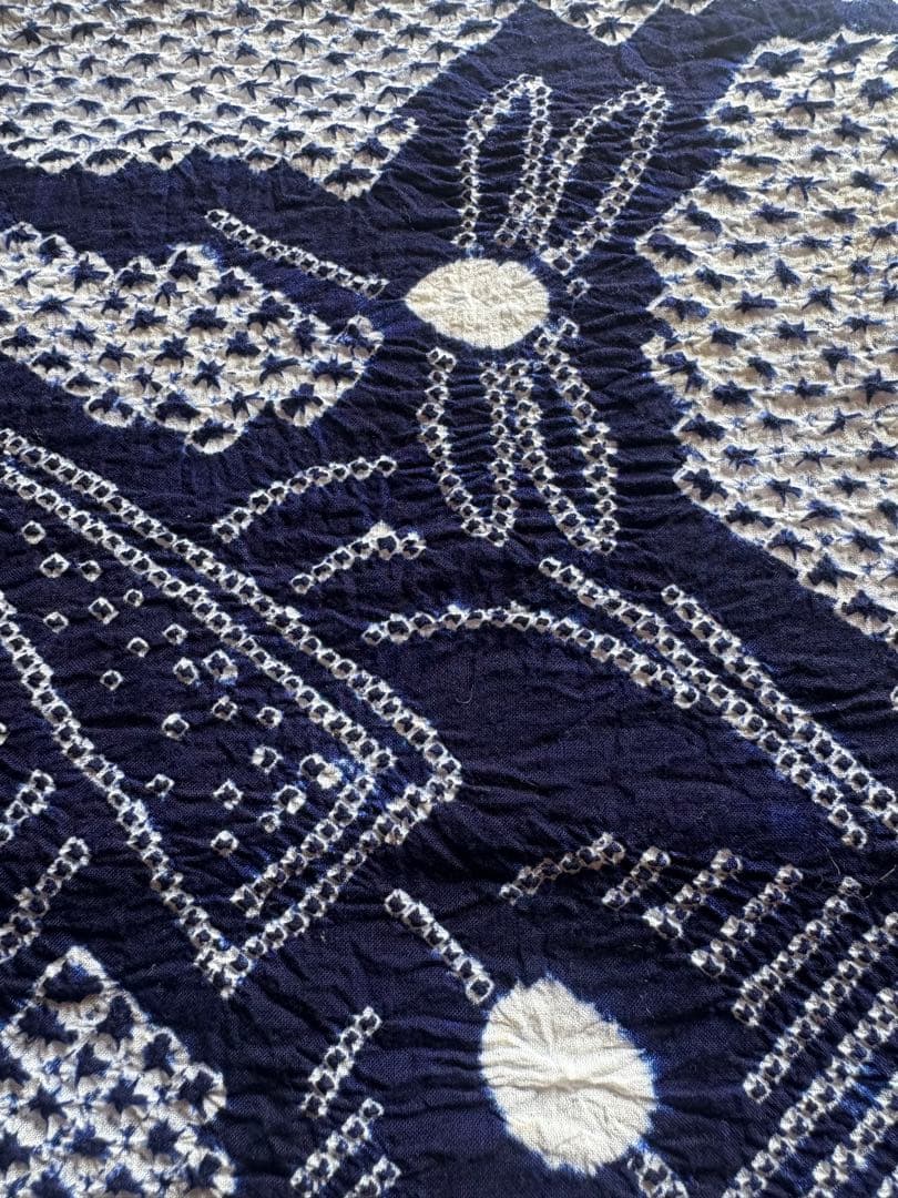 値下げしました　浴衣　　総絞り　未使用品