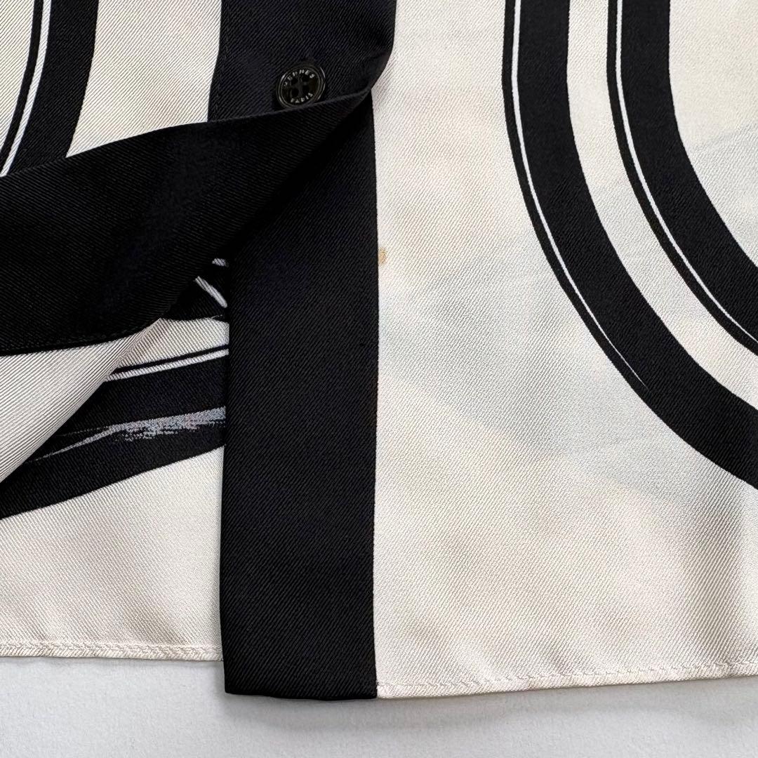 HERMES BRIDES de GALA シルクシャツ 40