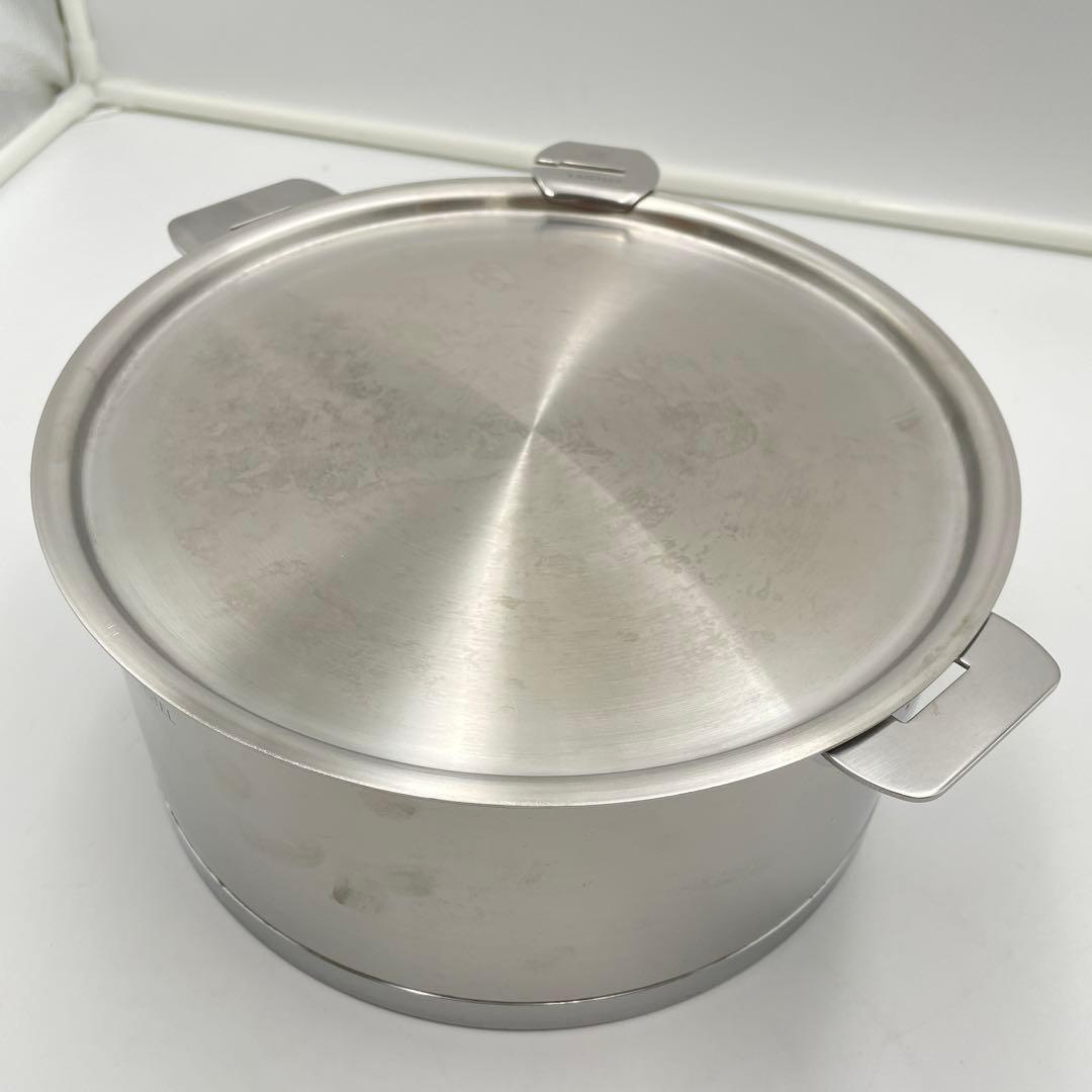 CRISTEL Lシリーズ 深鍋 24cm クッキングバスケット•プレート　蓋