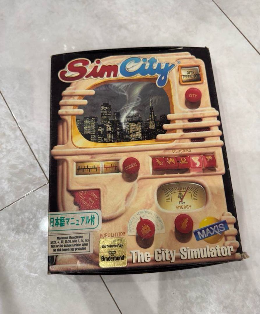 Apple Macintosh SE/30 本体、キーボード、マウス、ゲーム等