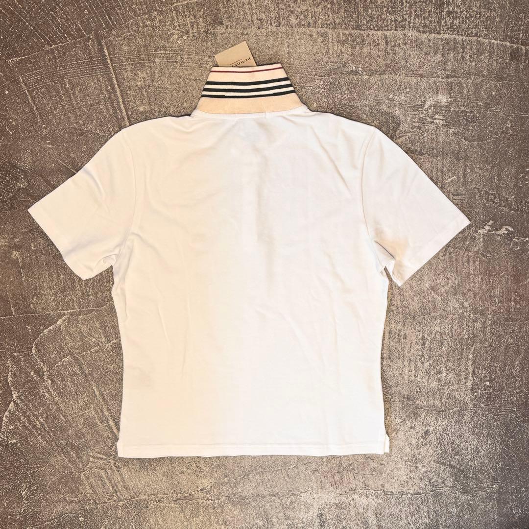 新品 バーバリー ロンドン ポロシャツ 白ポロシャツ トップス M