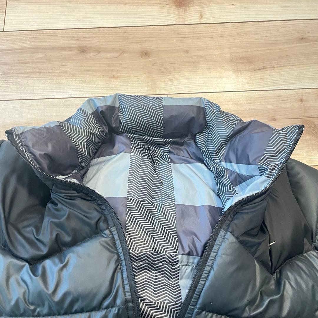 希少 ナイキ NIKE リバーシブル ダウンジャケット L 黒 ヌプシ 肉厚