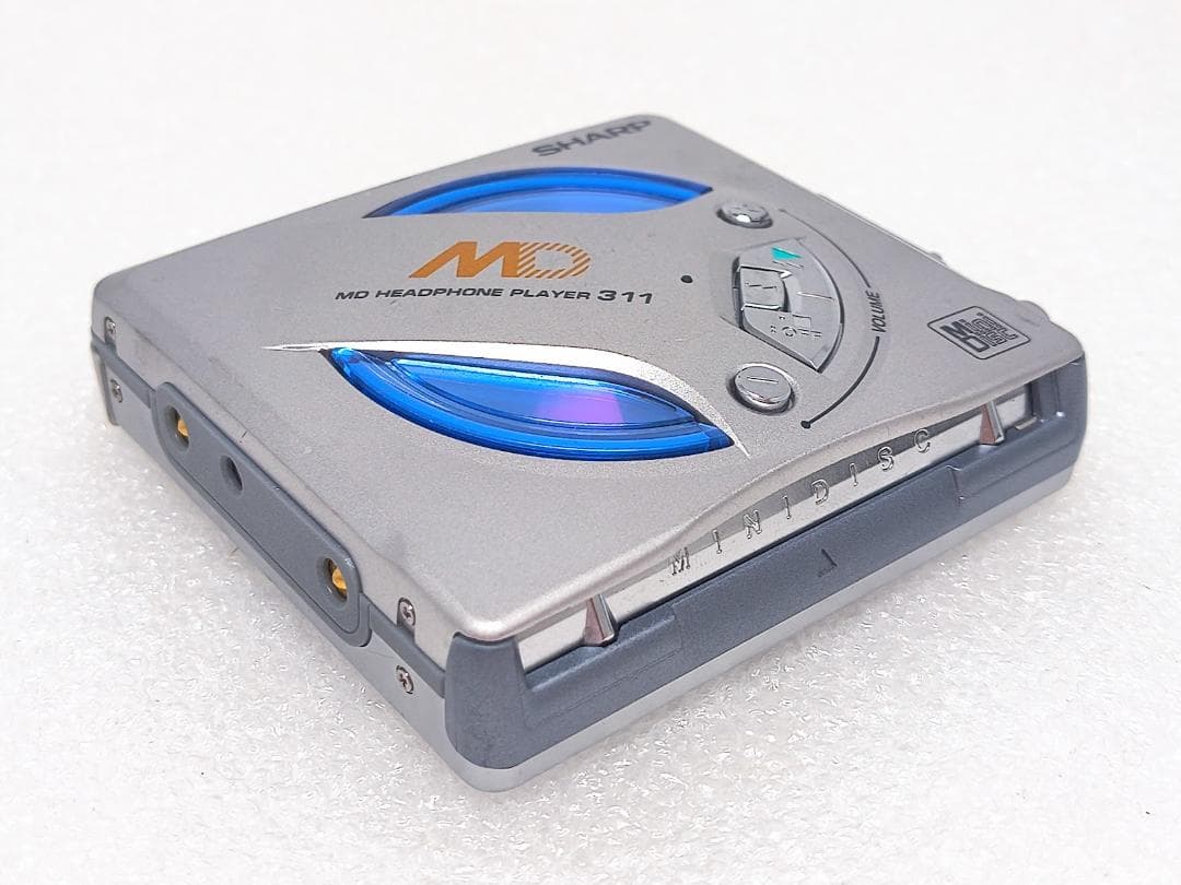 SHARP ポータブルMDプレーヤー MD-SS311 シルバー