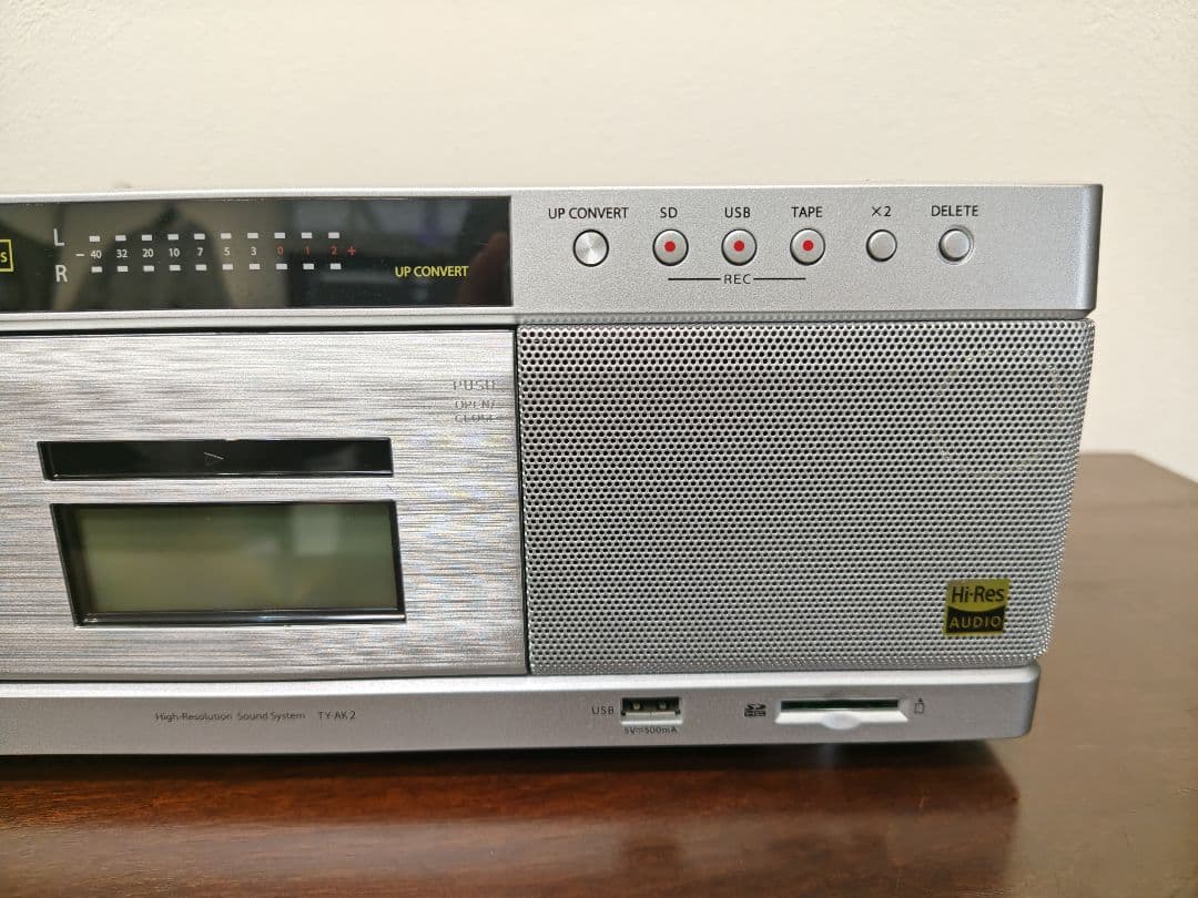 Aurex ハイレゾ/SD/USB/CDラジオカセットレコーダー TY-AK2