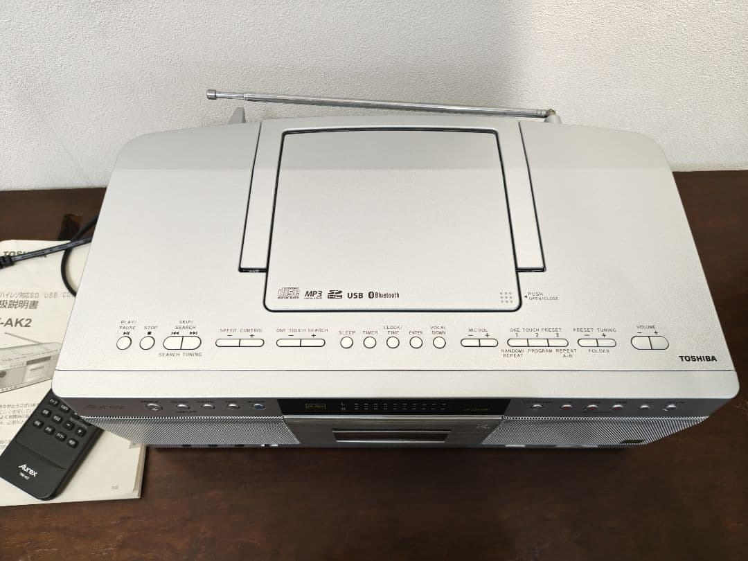 Aurex ハイレゾ/SD/USB/CDラジオカセットレコーダー TY-AK2