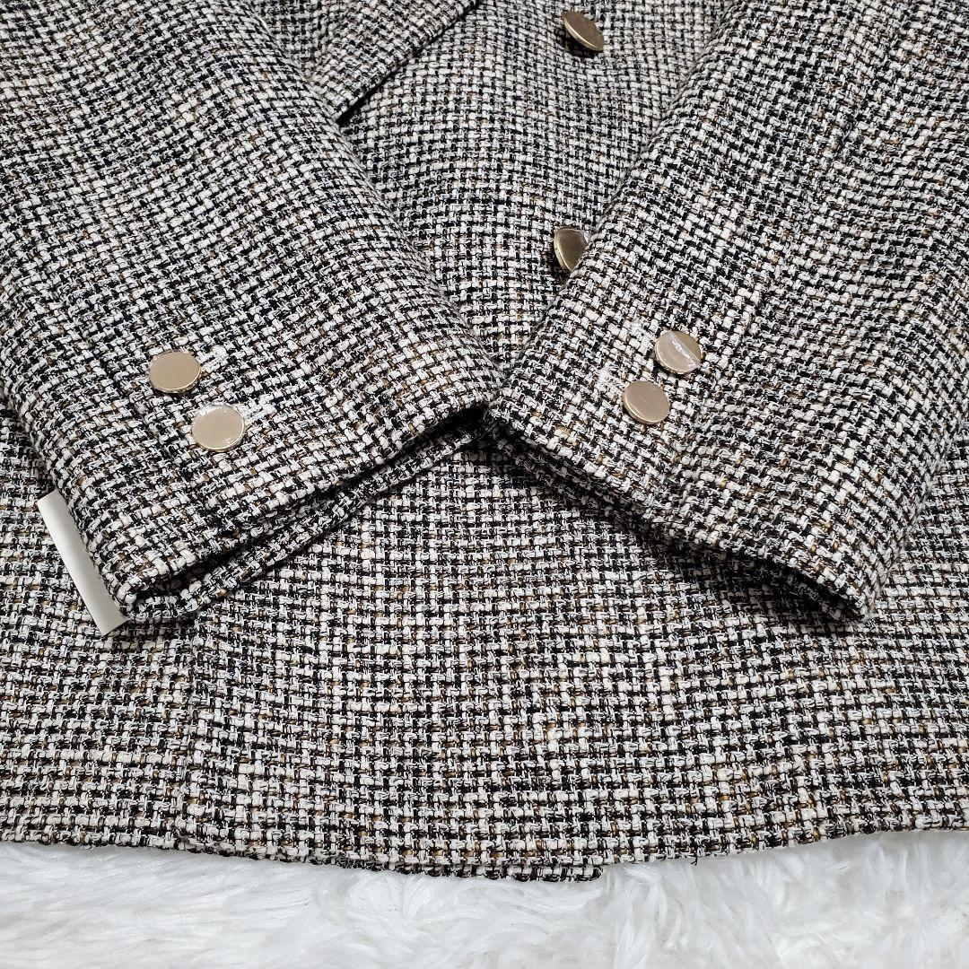 新品✨　ミラオーウェン　テーラードジャケット　ダブル　ツイード　ポリー様