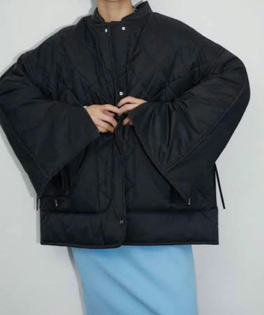【ahya8686】キルティングブルゾン
