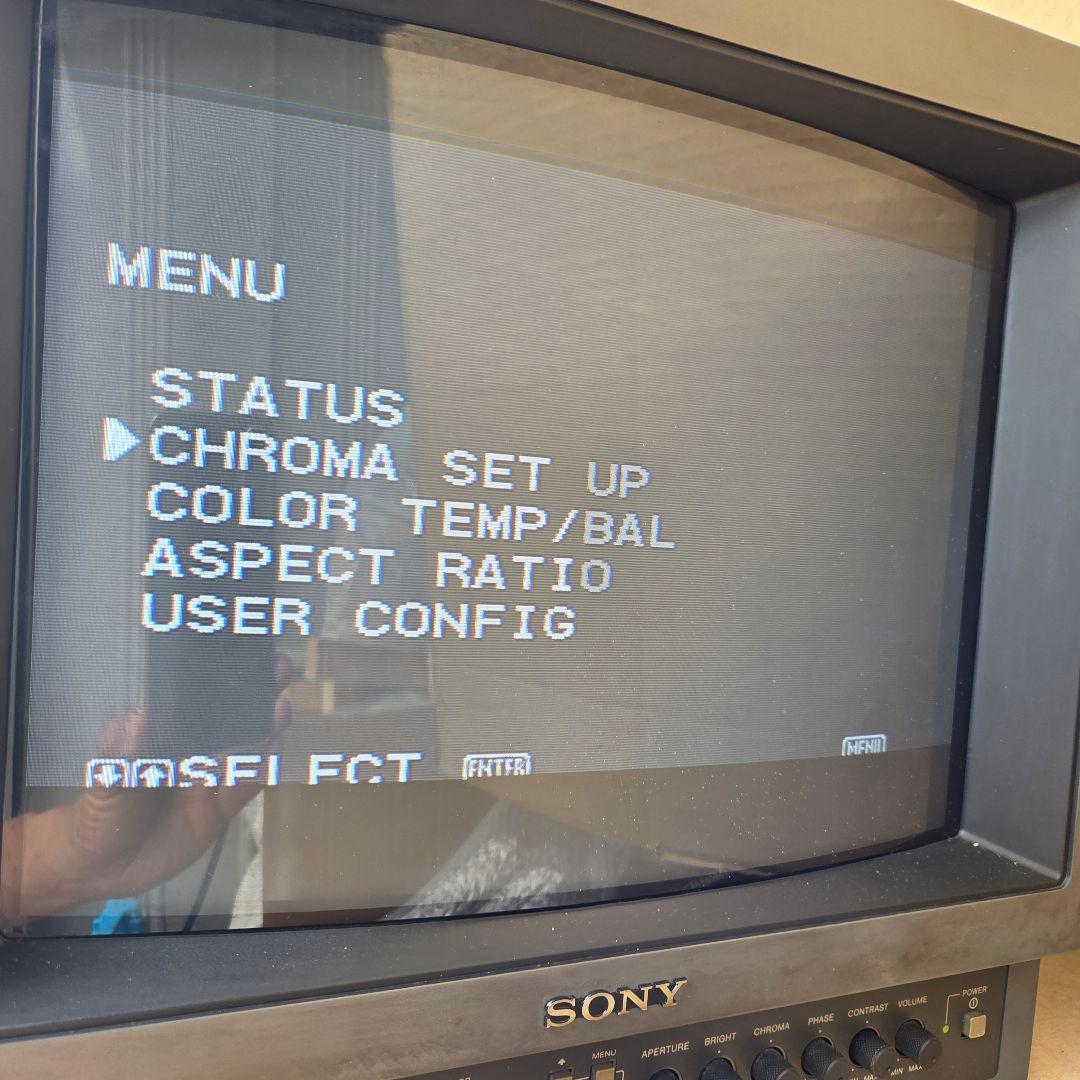 ①14型トリニトロンカラービデオピクチャーモニター PVM-14M1J SONY