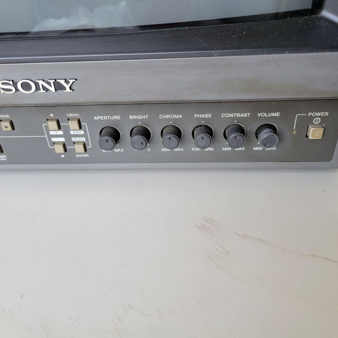 ①14型トリニトロンカラービデオピクチャーモニター PVM-14M1J SONY