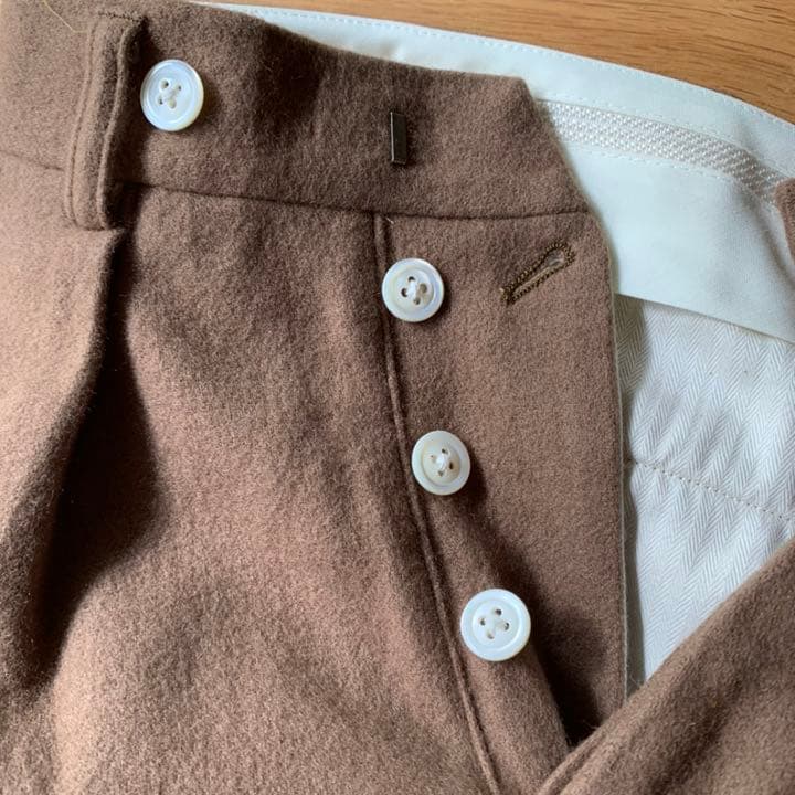 ねっこ：NEAT（ニート）フランネルパンツ　ベージュ