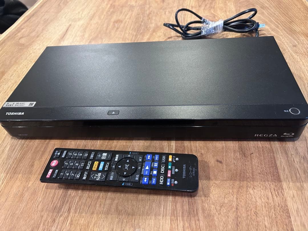 【中古】TOSHIBA ブルーレイレコーダー　dbr-w1007