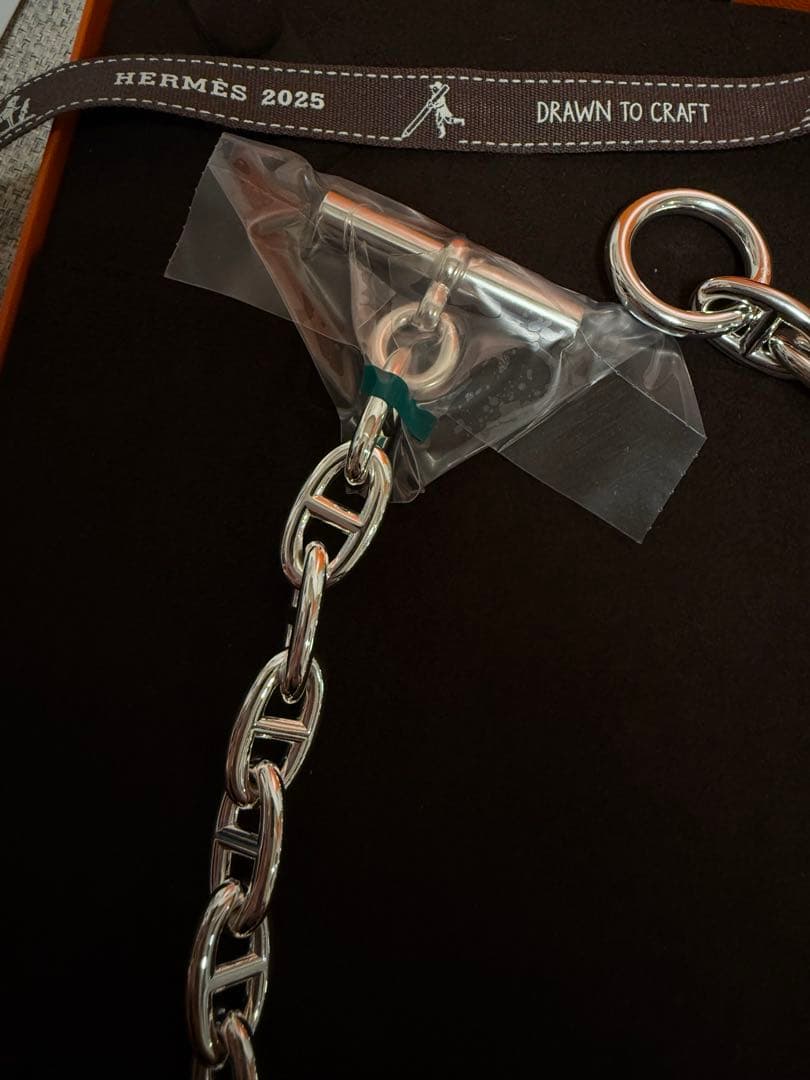 HERMES新品　シェーヌダンクル　アンカーチェーン　ネクレス