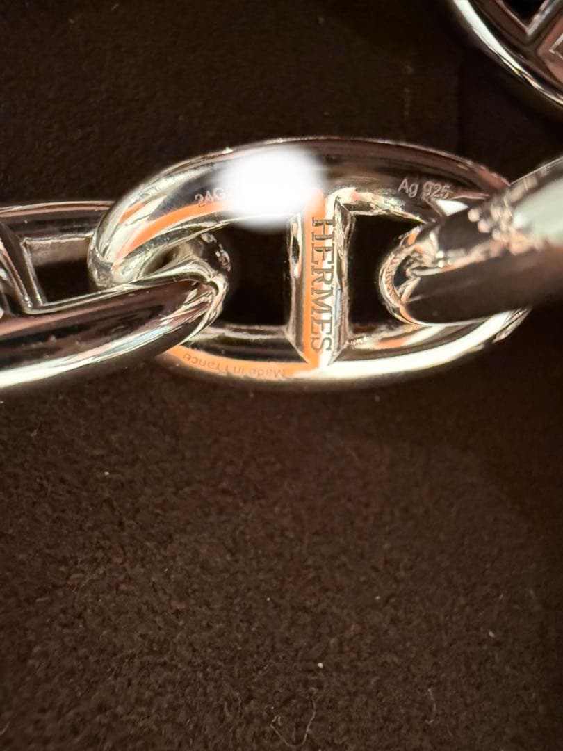 HERMES新品　シェーヌダンクル　アンカーチェーン　ネクレス