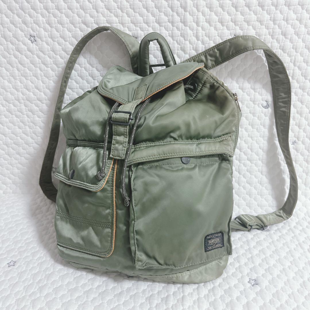 PORTER TANKER リュック セージグリーン