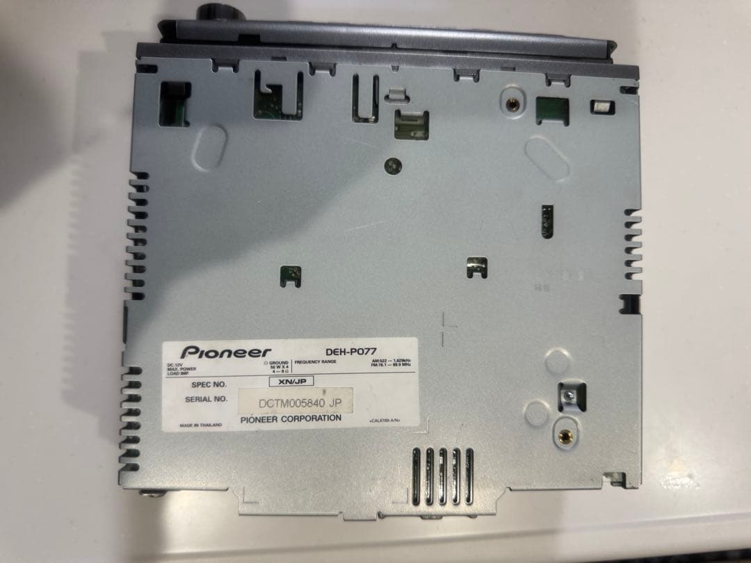 Carrozzeria pioneer deh-p077 Bluetooth搭載