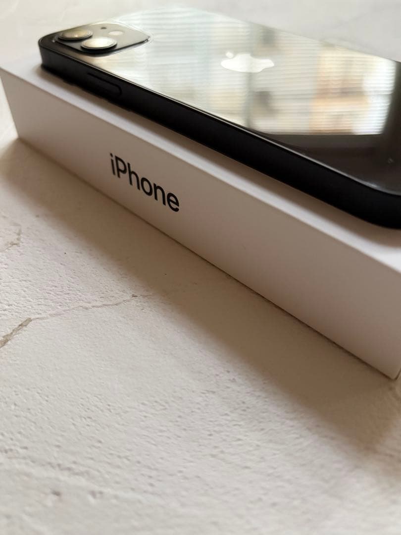 Apple iPhone 12 128GB ブラック　中古　ケーブル未使用　箱付