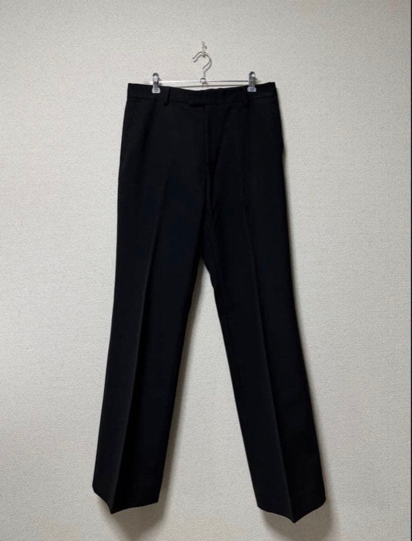 DRIES VAN NOTEN ブラック スラックス サイズ48