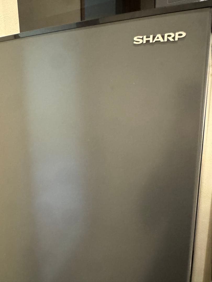 SHARP 冷蔵庫　ほぼ未使用　説明書付き 【SJ-D15KJ】ブラック