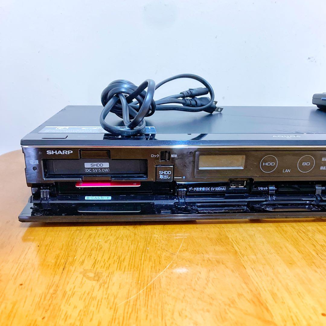 SHARP シャープ　ブルーレイレコーダー HDD 500GB 3チューナー