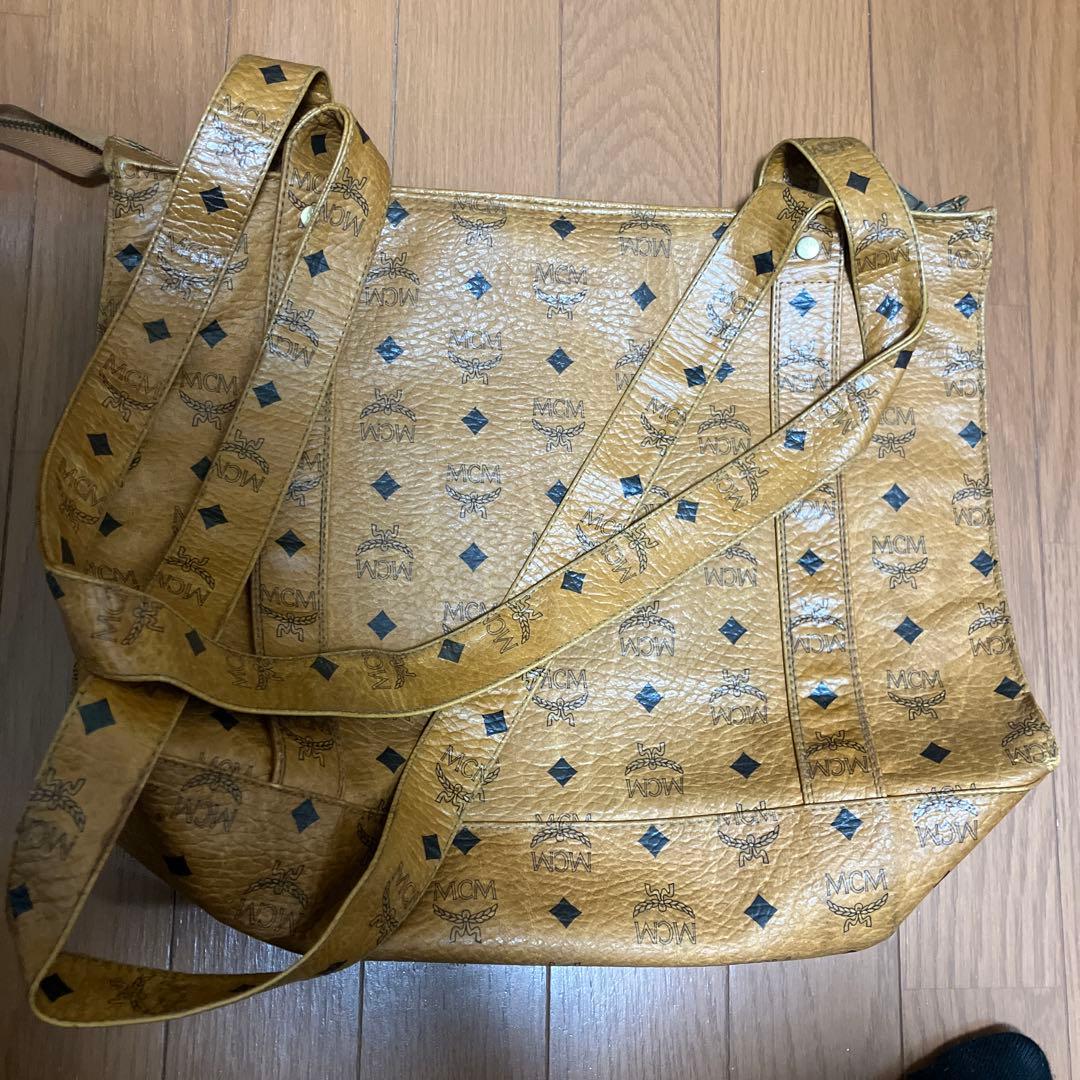 MCM ロゴトートバッグ ブラウン　値下げ不可
