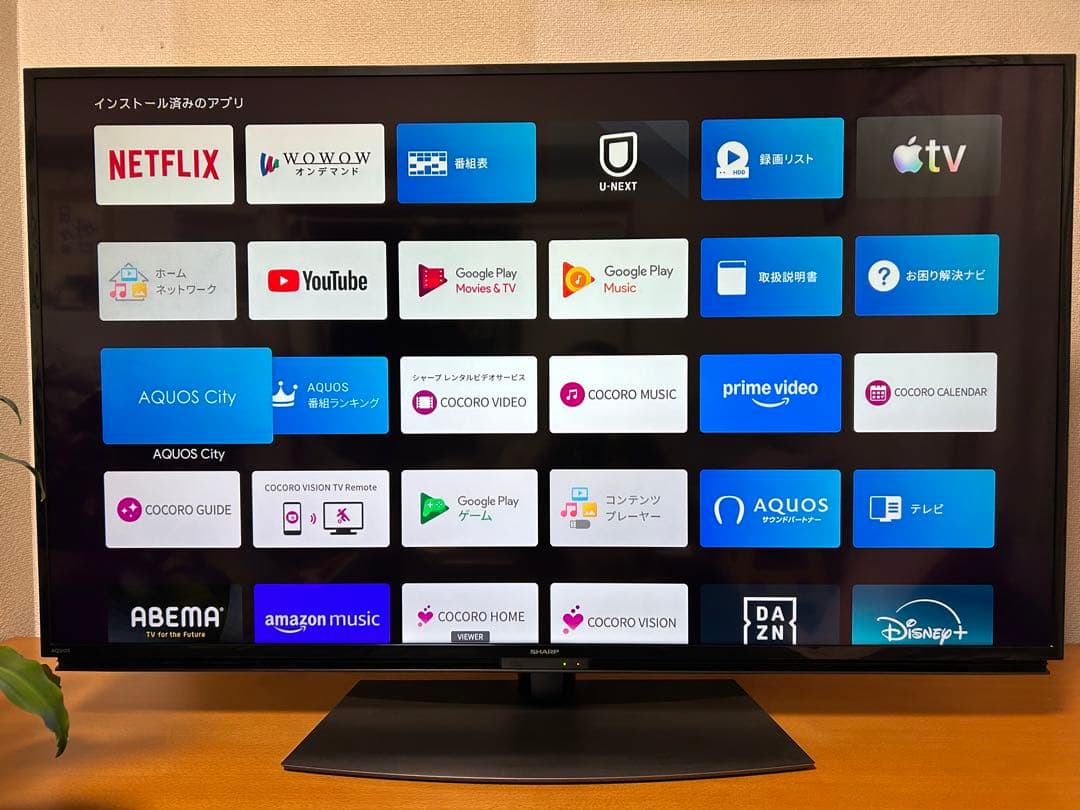 SHARP AQUOS 50V型4K 2019年製4T-C50BL1