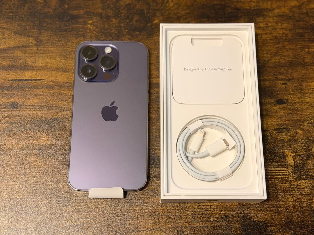 【美品】Apple iPhone 14 Pro 128GB SIMフリー